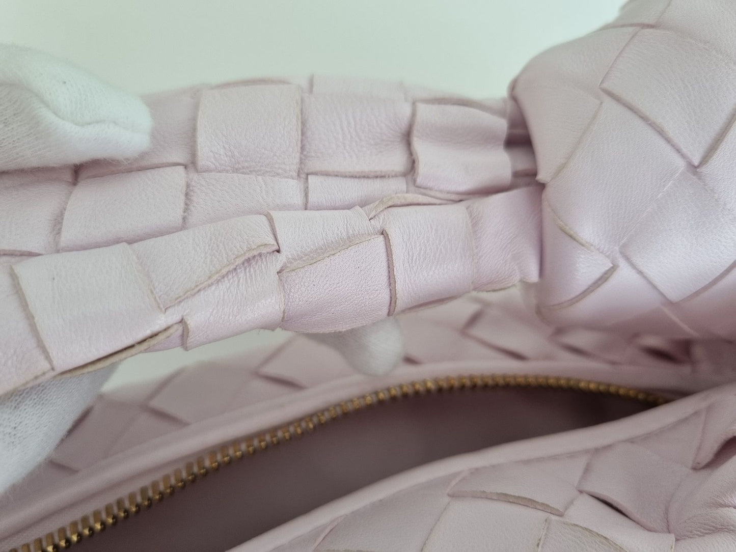 Bottega Veneta Tasche Mini Jodie - Rosa/Bliss Washed