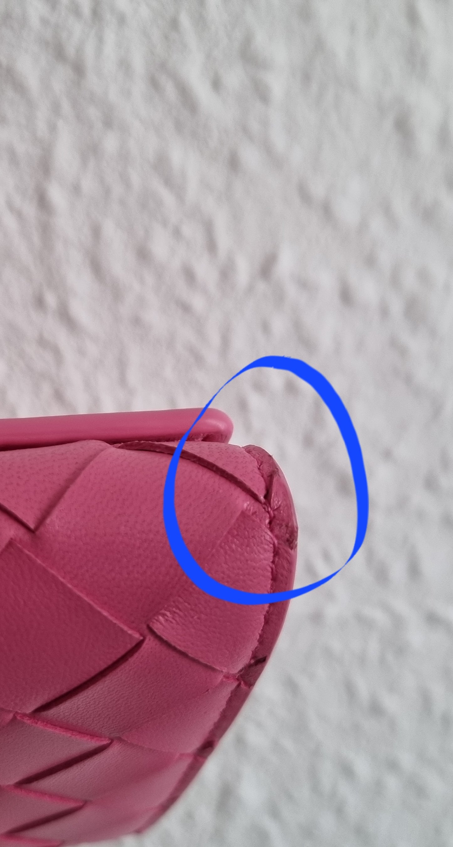 Bottega Veneta lange Geldbörse/Portemonnaie - Intrecciato - Pink