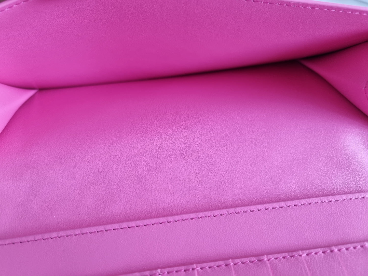 Bottega Veneta lange Geldbörse/Portemonnaie - Intrecciato - Pink