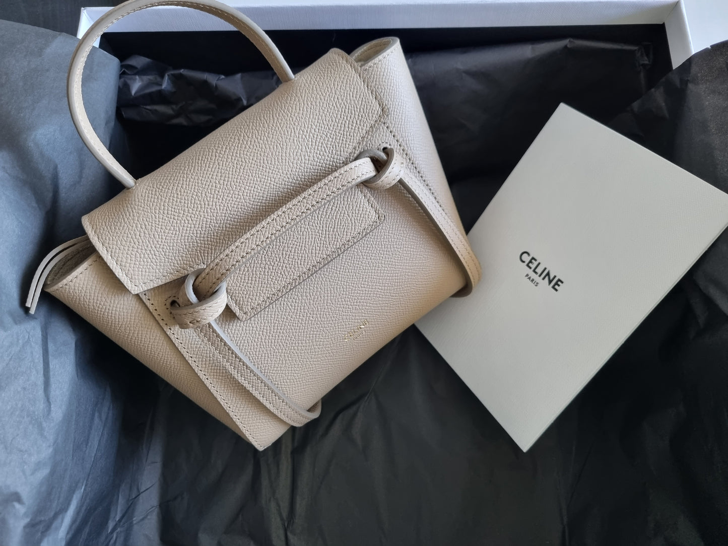 Celine Pico Belt Bag - Minitasche - Light Taupe - Neu