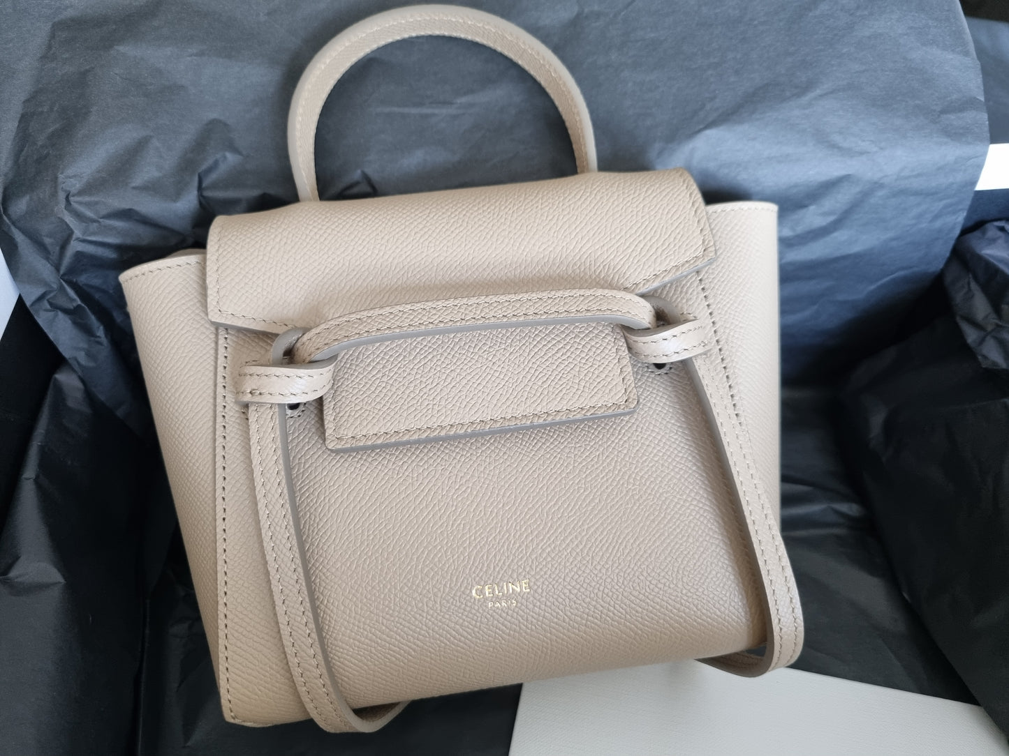 Celine Pico Belt Bag - Minitasche - Light Taupe - Neu