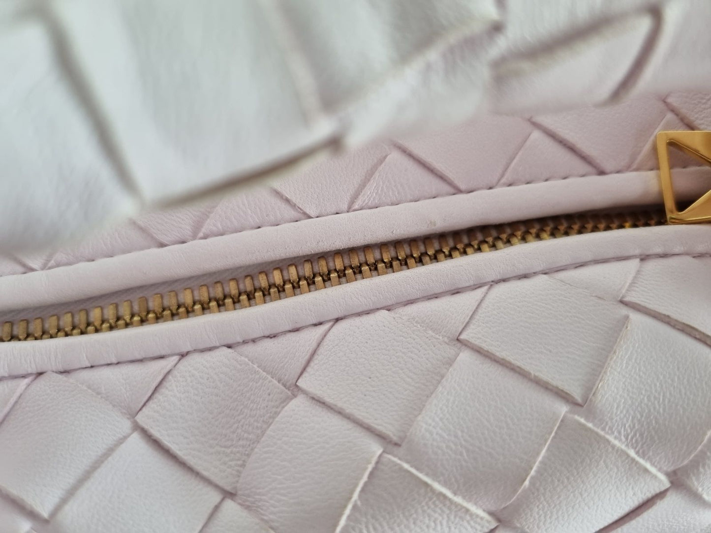 Bottega Veneta Tasche Mini Jodie - Rosa/Bliss Washed