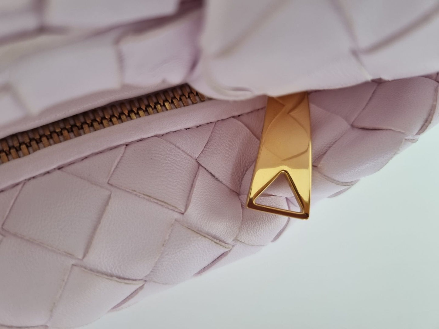 Bottega Veneta Tasche Mini Jodie - Rosa/Bliss Washed