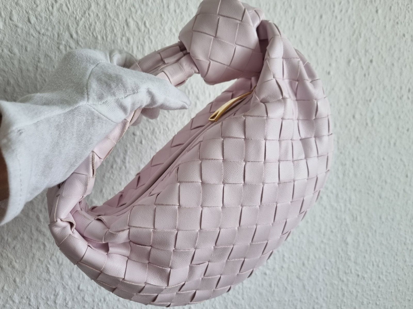 Bottega Veneta Tasche Mini Jodie - Rosa/Bliss Washed