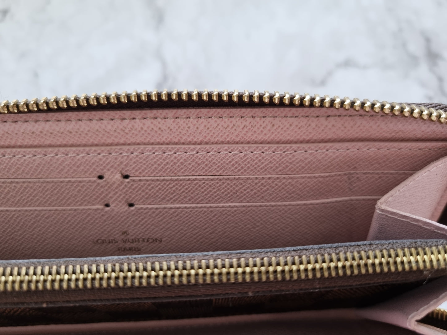 Louis Vuitton Clémence Geldbörse Damier Ebene