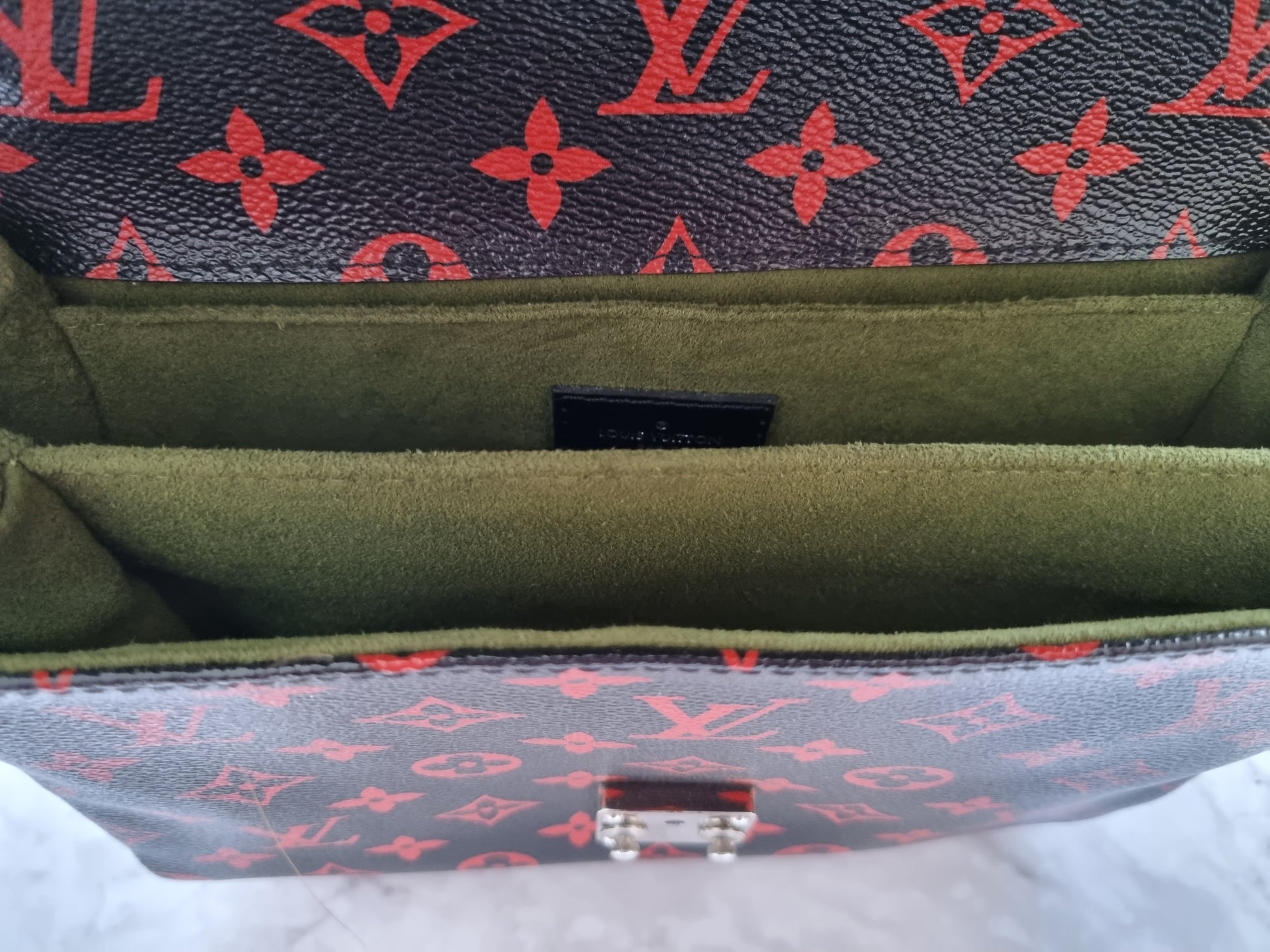 Louis Vuitton Limited Edition Monogram Infrarouge Canvas Pochette Metis Bag