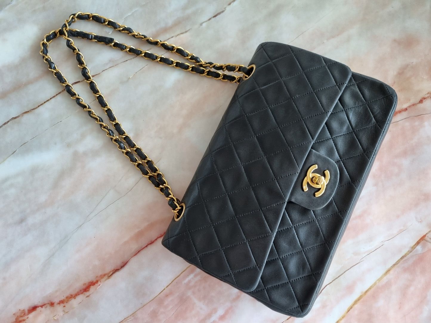 Chanel Classic Flap Medium - Vintage - Schwarz