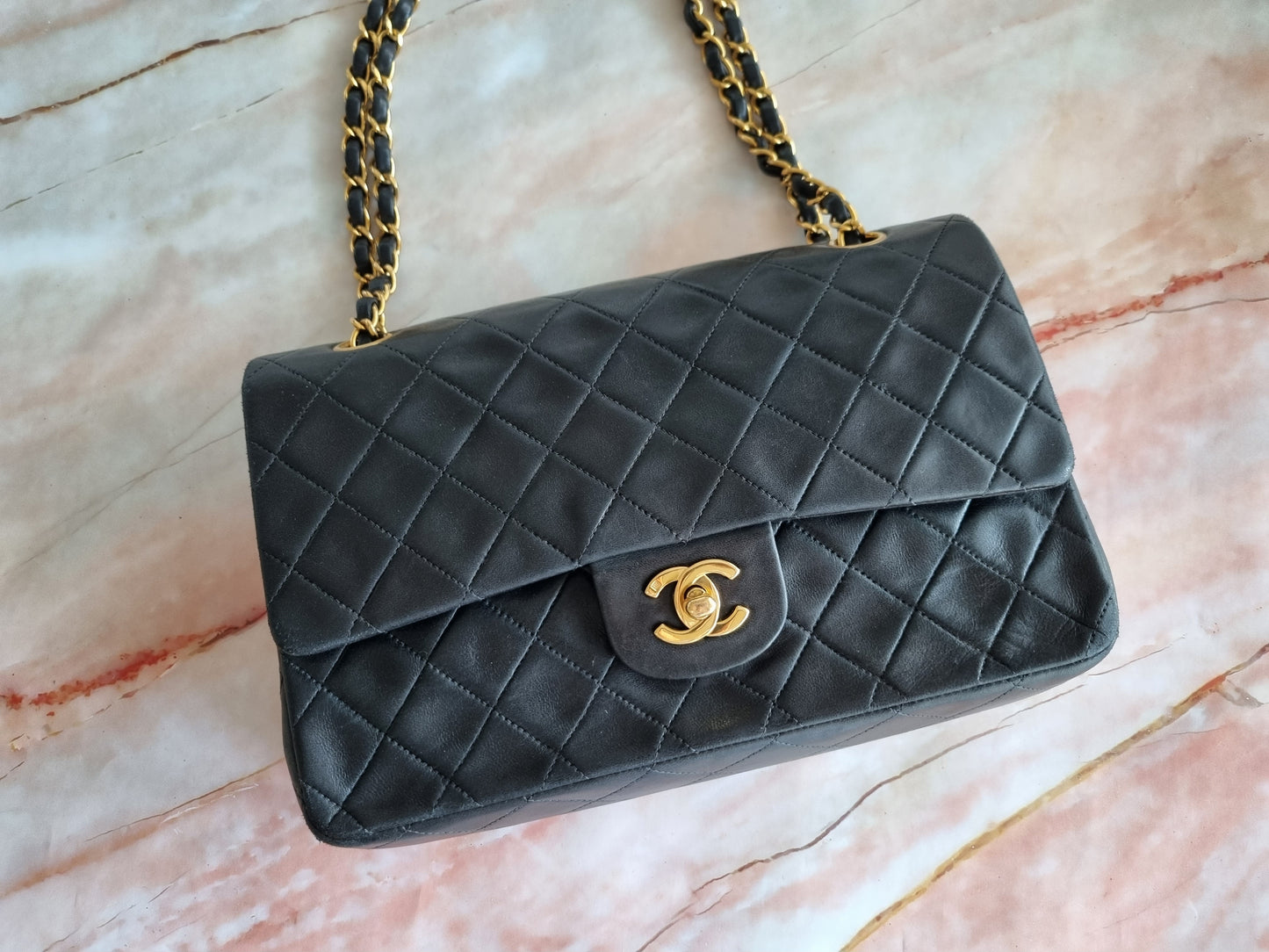 Chanel Classic Flap Medium - Vintage - Schwarz