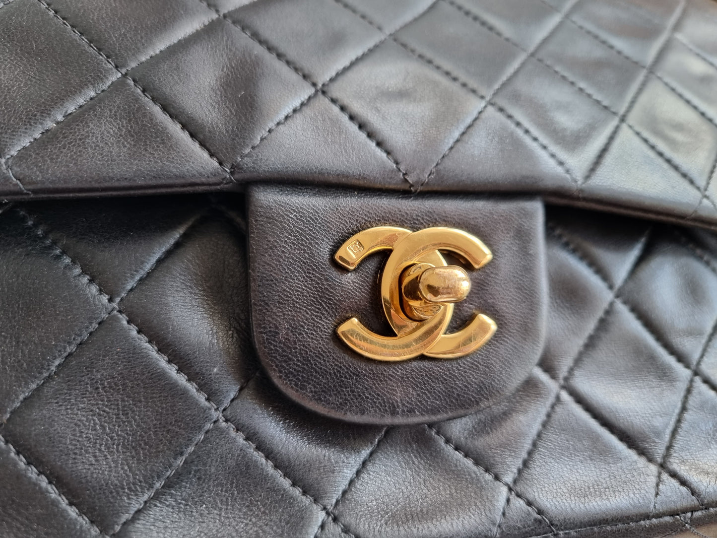 Chanel Classic Flap Medium - Vintage - Schwarz