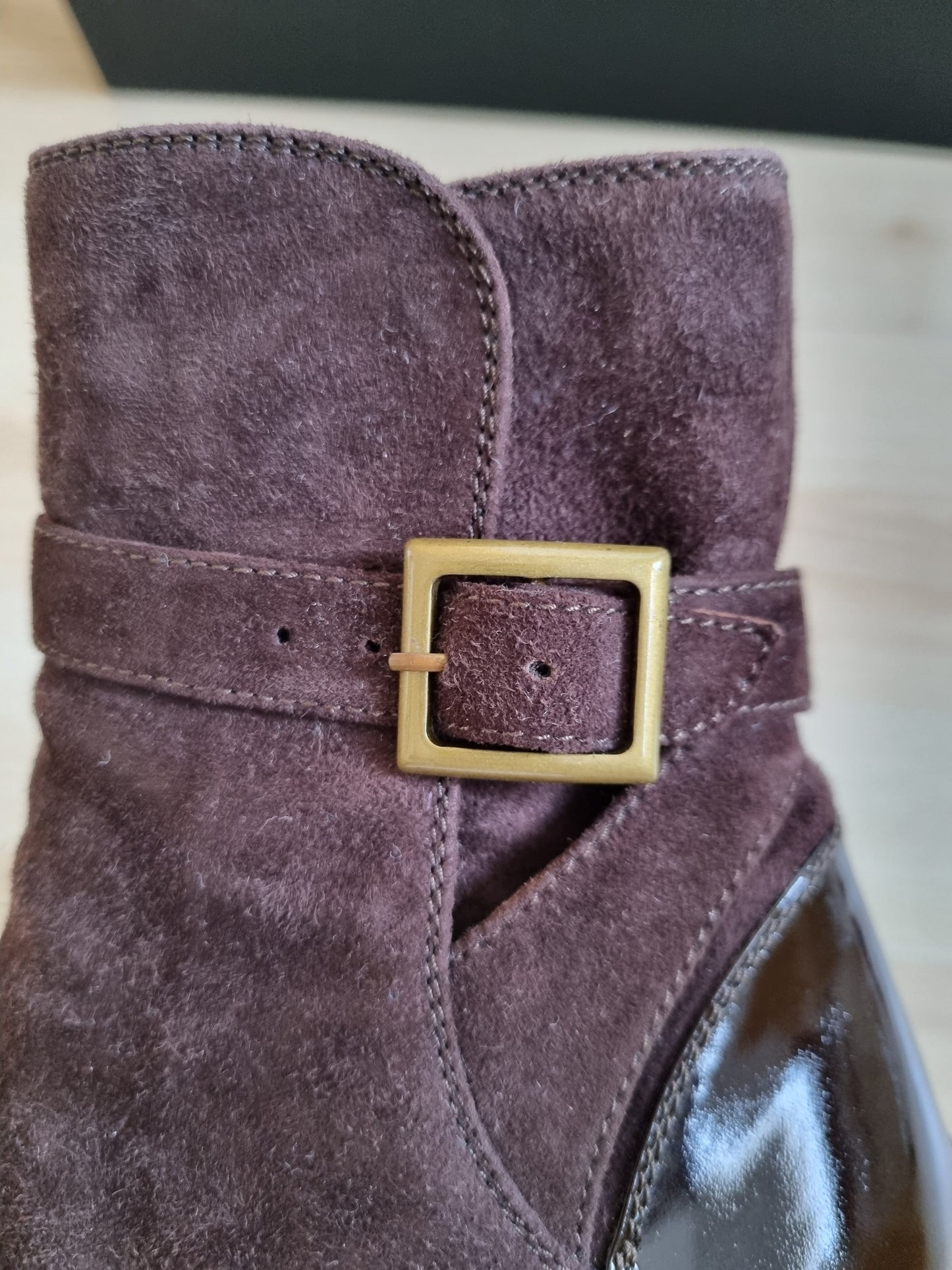 Chanel Stiefel aus Leder - Größe 36/37 - Braun