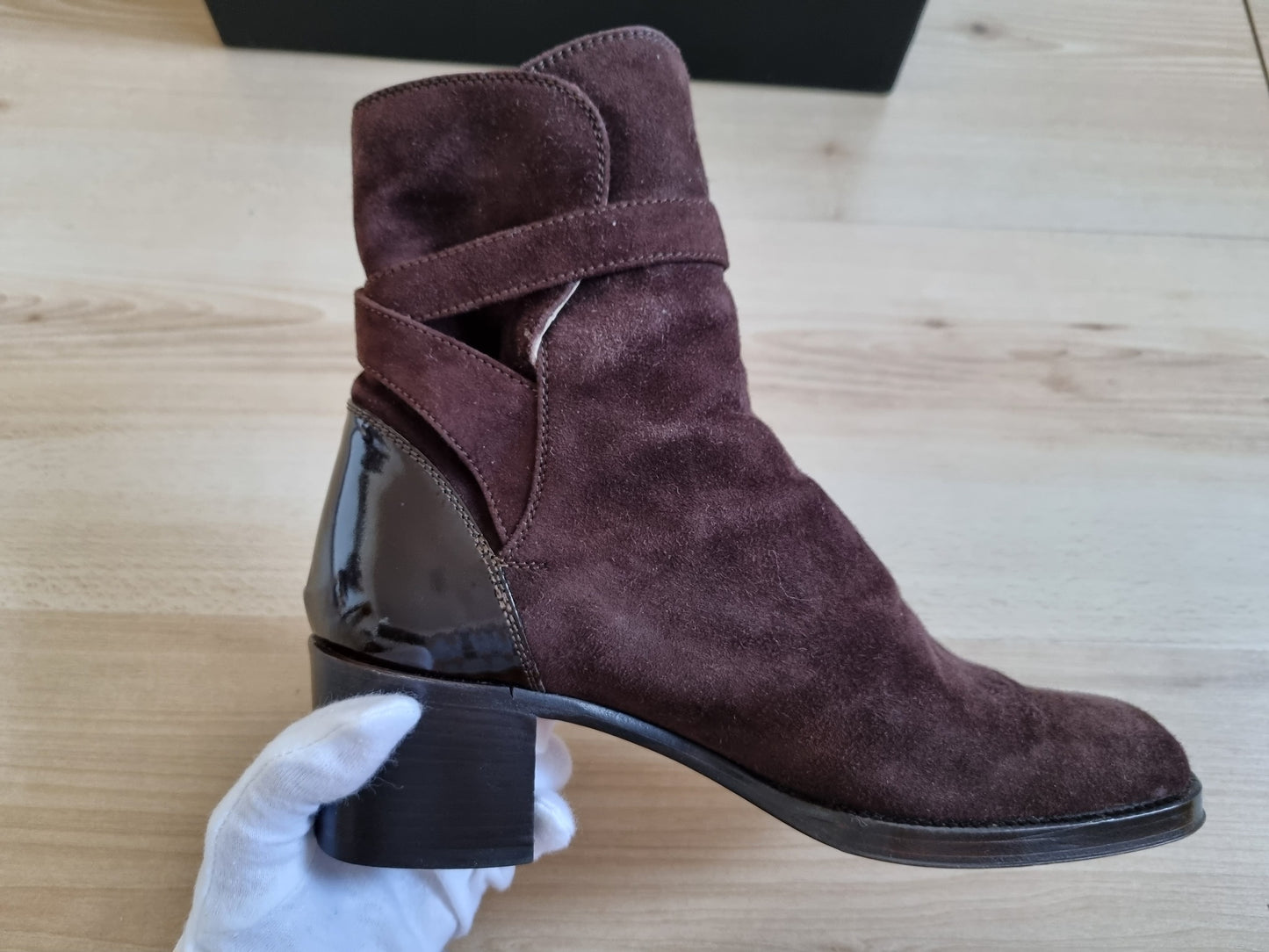 Chanel Stiefel aus Leder - Größe 36/37 - Braun