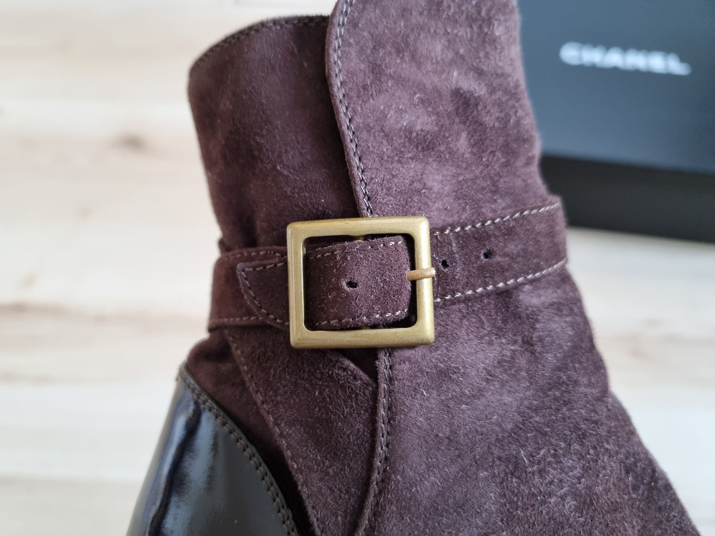 Chanel Stiefel aus Leder - Größe 36/37 - Braun