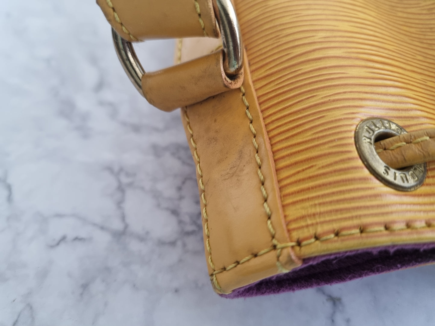 Louis Vuitton Noe Grande Epi Leder - Gelb