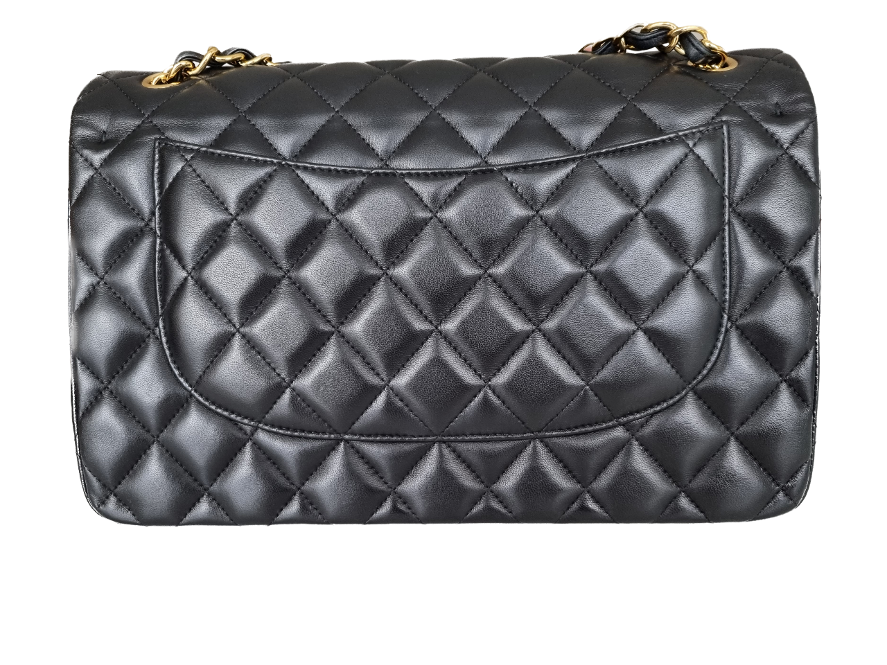 Chanel Tasche Jumbo Classic Double Flap in Schwarz und Gold – Just