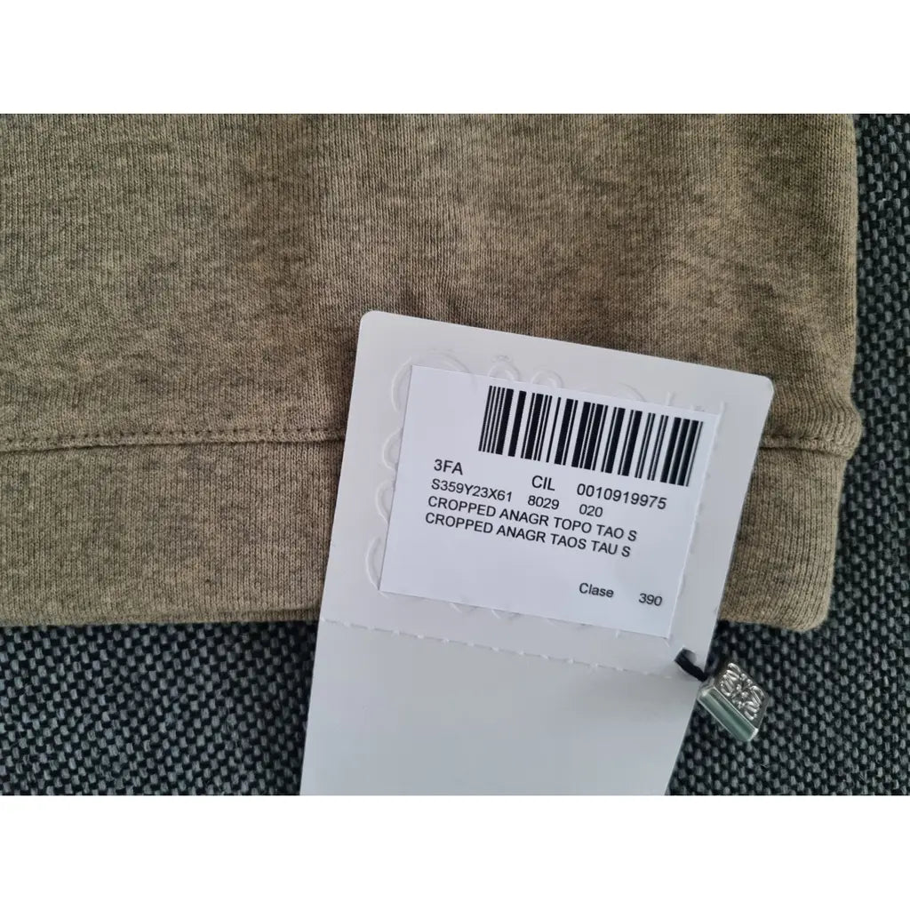 Loewe Cropped Tanktop Anagram - Taos Taupe - Größe S